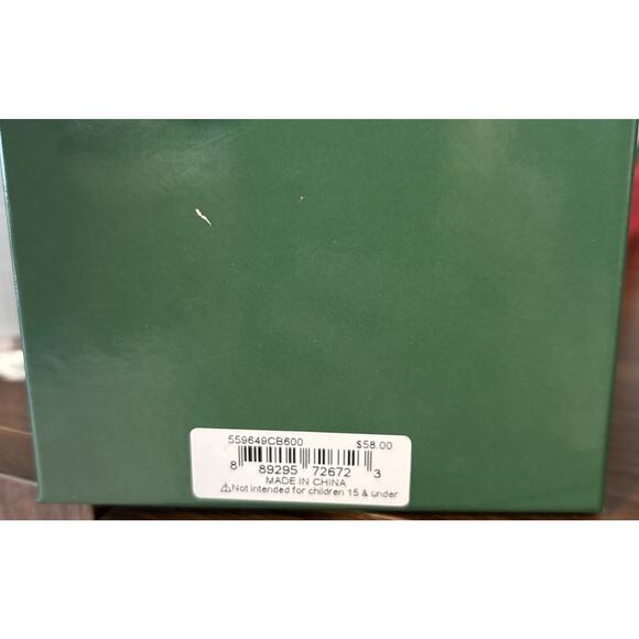 NIB Betsey Johnson Set Winking Reindeer & Gingerbread Girl Brooch Pin Gift Box - Picture 13 of 13